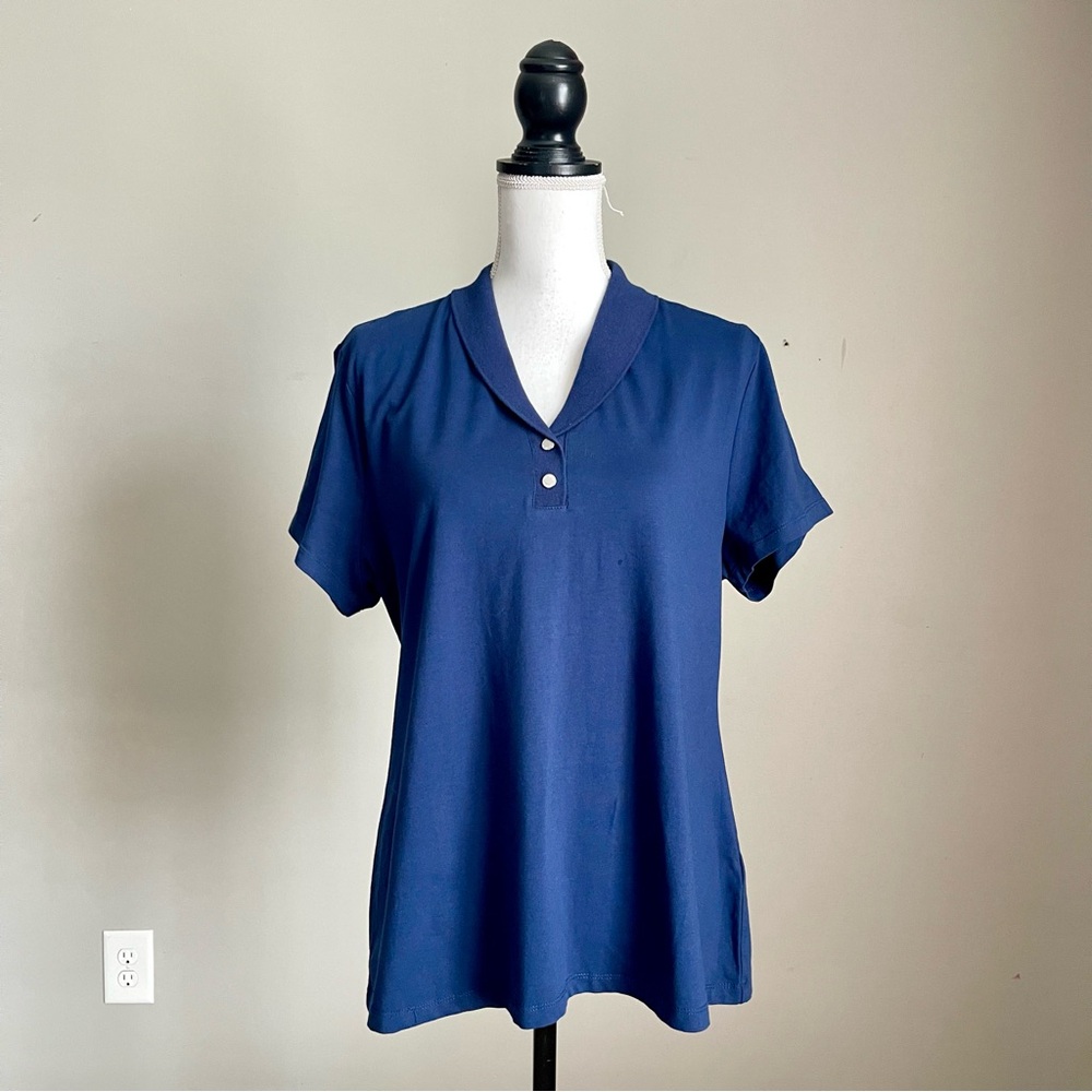 NAUTICA | Navy Blue Polo Top Sz XXL